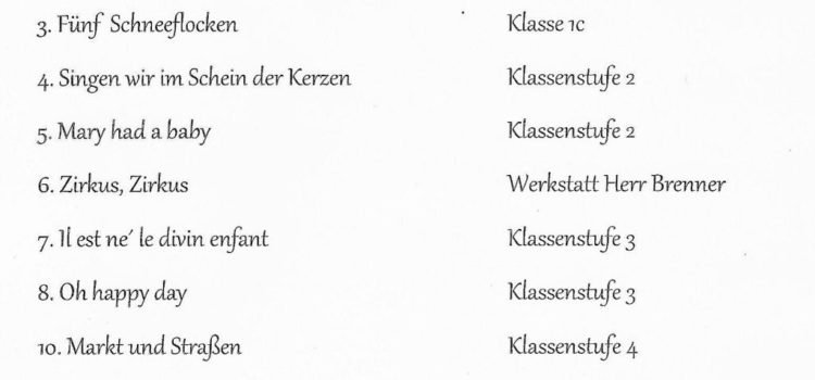 Monatskreis Weihnachten Monatskreis Weihnachten